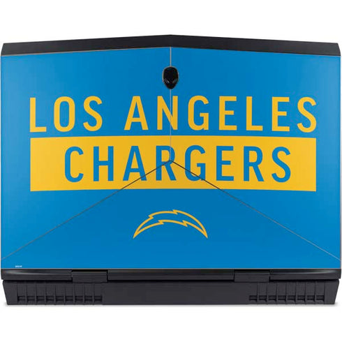 NFL Los Angeles Chargers Blue Performance Series Dell Alienware Skin